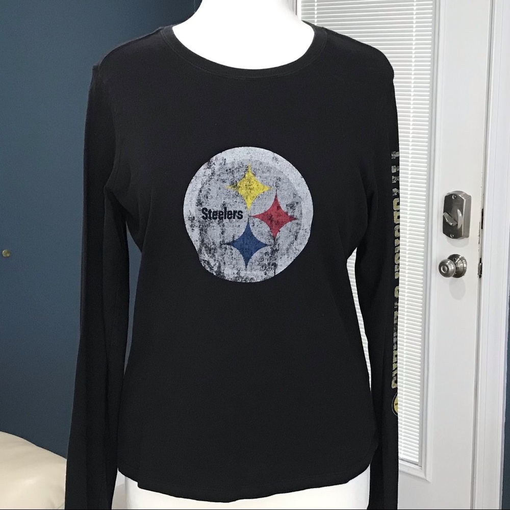 REEBOK PITTSBURGH STEELERS Longsleeve Tee Top L
